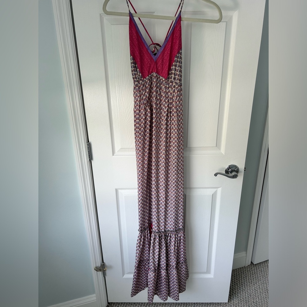 Perry Walker Maxi Silk Dress